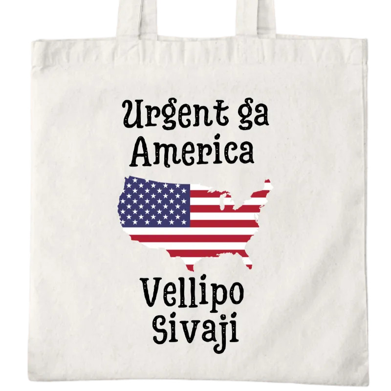 Urgent Ga America Vellipo Sivaji Tote Bag