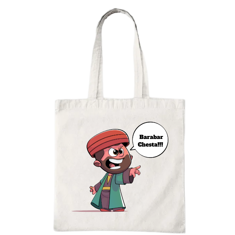 Barabar Chesta !!! Tote Bag