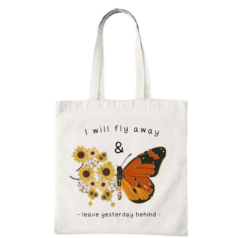 I Will Fly Away Tote Bag