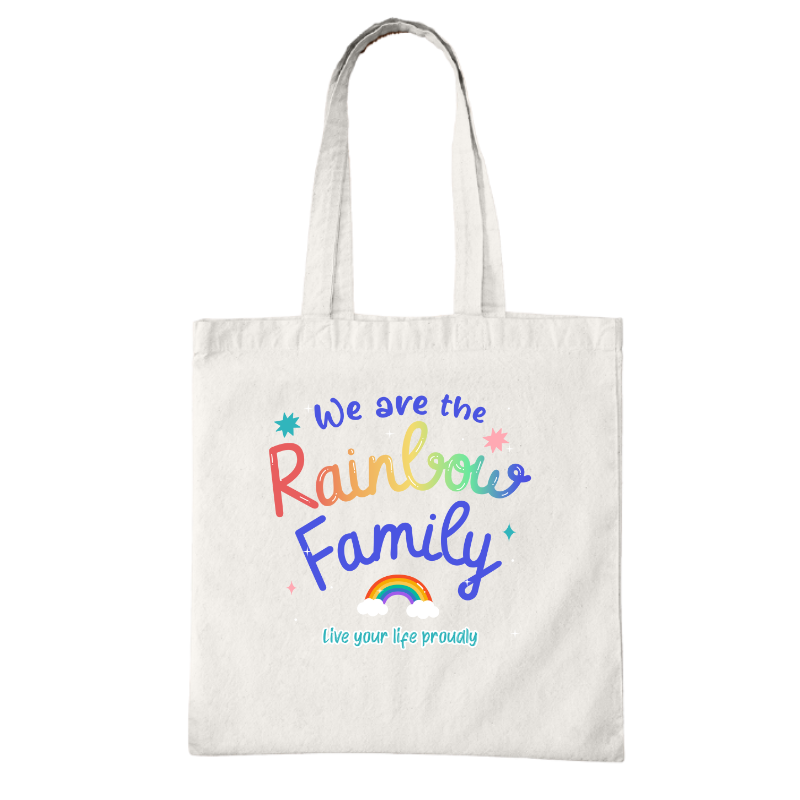 We Are The Rainbow Family Tote Bag