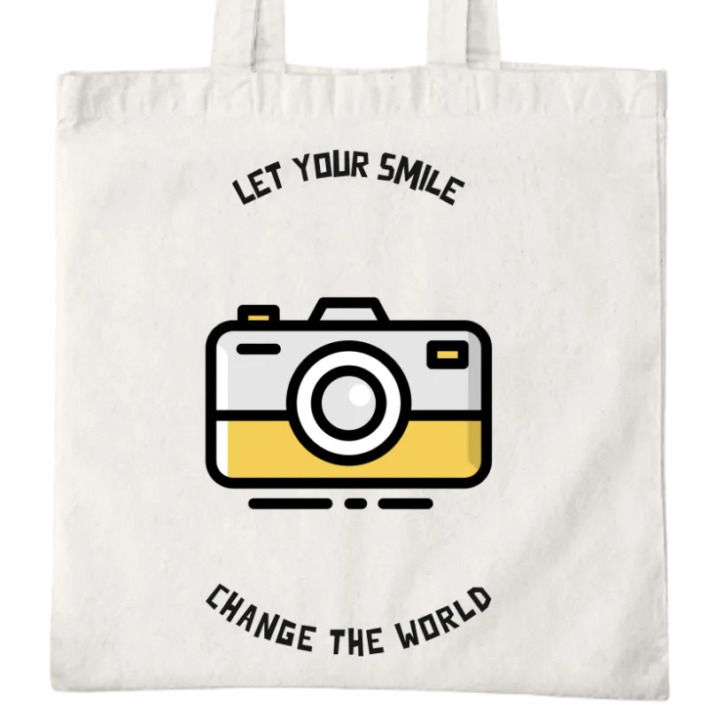 Let Your Smile Change The World Tote Bag