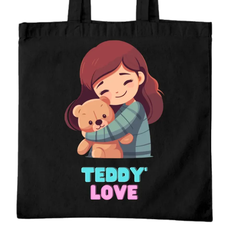 Teddy Love Tote Bag